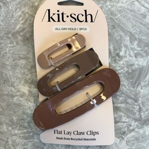 Kitsch Neutral Tones Claw Clips Set